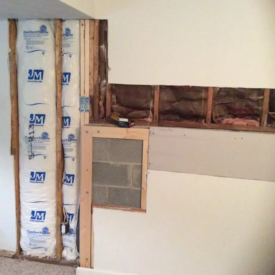 Wall insulation replacement during Structural Drying in Waikele